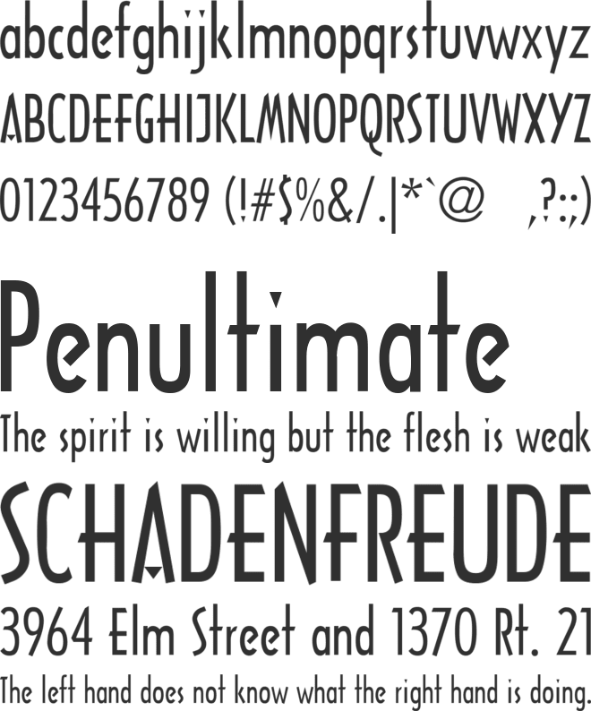 Arcitectura font preview