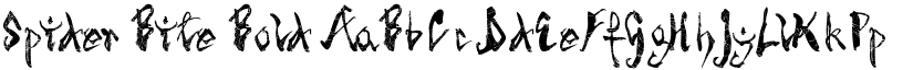 Spider Bite font download