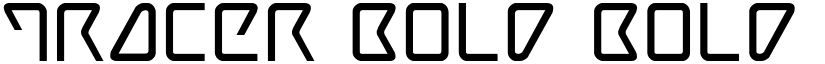 Tracer Bold Bold font