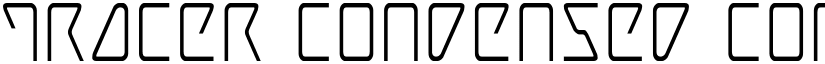 Tracer Condensed Condensed font