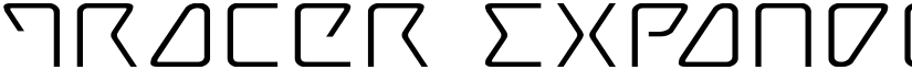 Tracer Expanded Expanded font