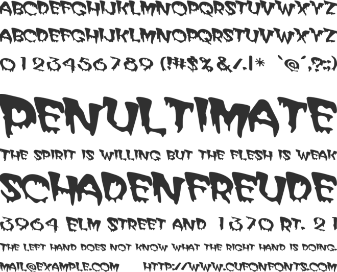 Matter Of Fact font preview
