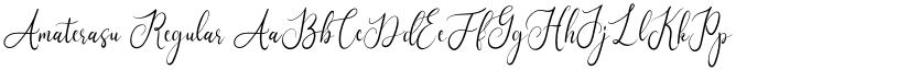 Amaterasu Regular font
