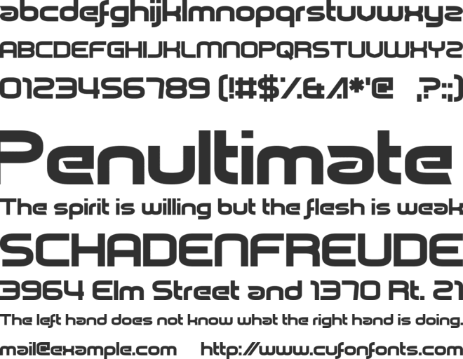 Pickle Pushing font preview