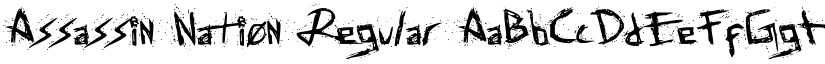 Assassin Nation Regular font