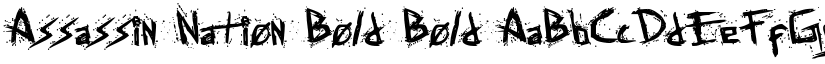 Assassin Nation Bold Bold font