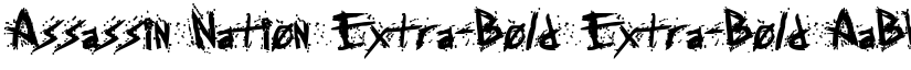 Assassin Nation Extra-Bold Extra-Bold font