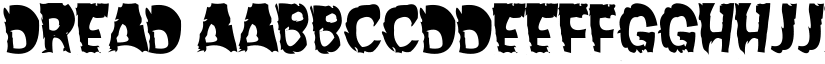 Dread font