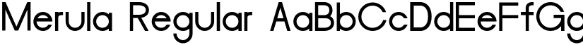 Merula Regular font