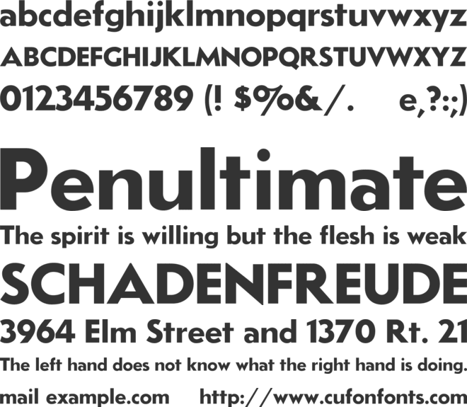 LudlowTempo font preview