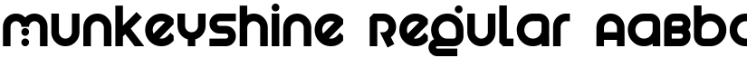 Munkeyshine Regular font