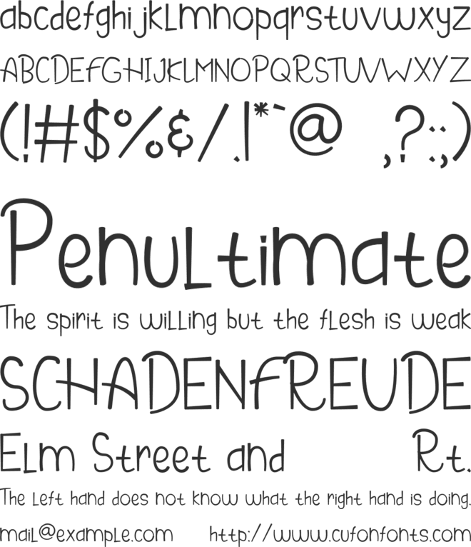 Thanksgiving Cooker font preview