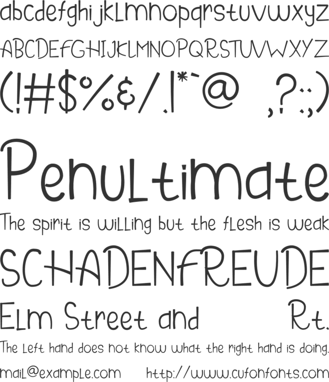 Thanksgiving Cooker font preview