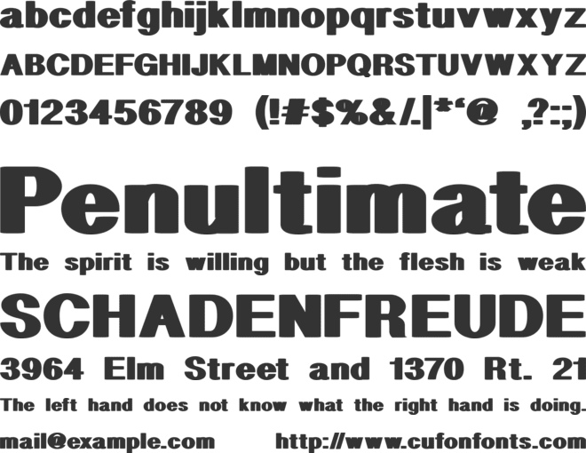 geometric font preview