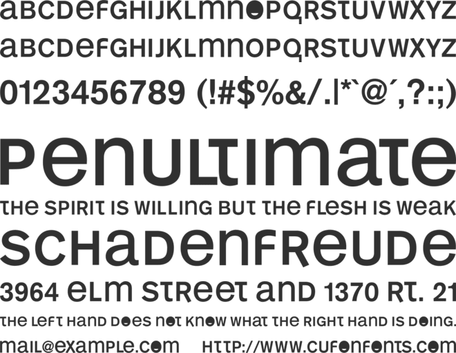 FONTnimation font preview