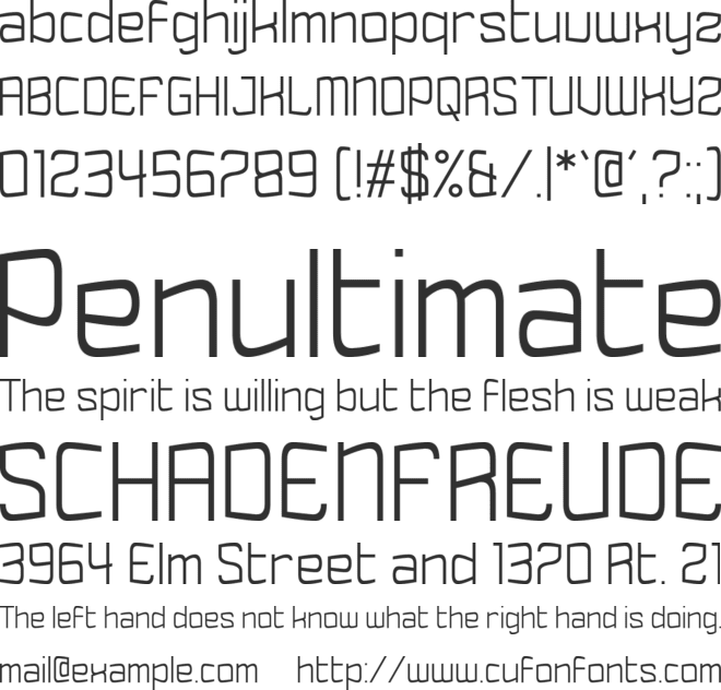 Tincture font preview