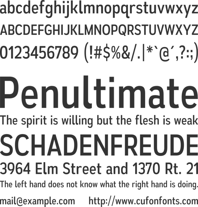 Japari Sans font preview