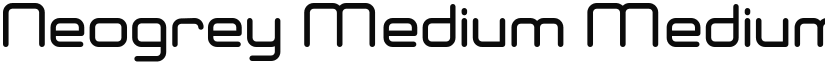 Neogrey Medium font download