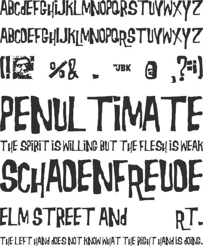 Morgus the Magnificent font preview