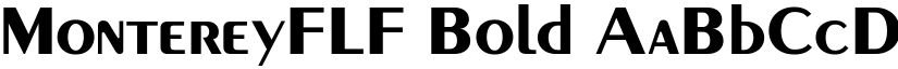 MontereyFLF Bold font