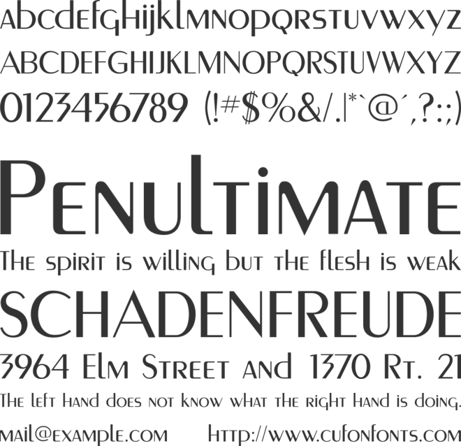 MontereyFLF font preview