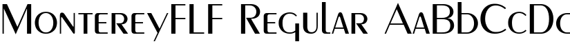 MontereyFLF Regular font