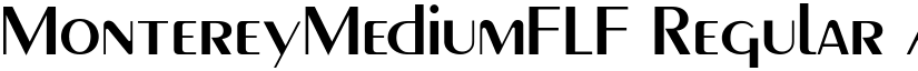 MontereyMediumFLF Regular font