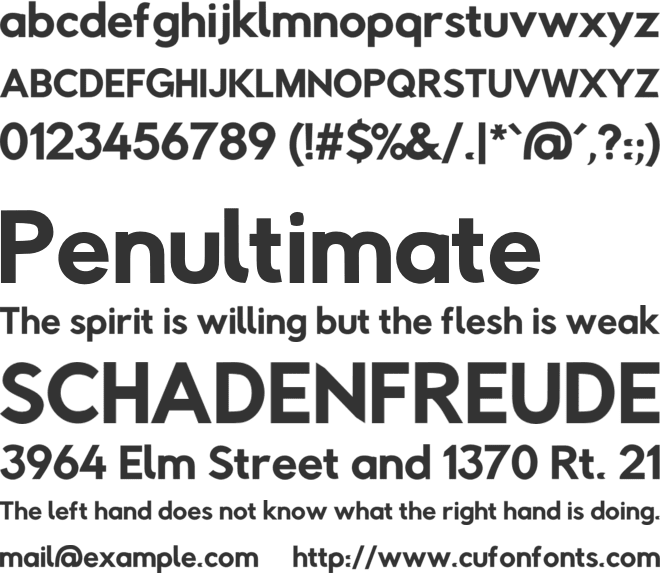 Rabbid Highway Sign II Hop font preview