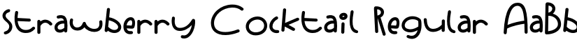Strawberry Cocktail Regular font