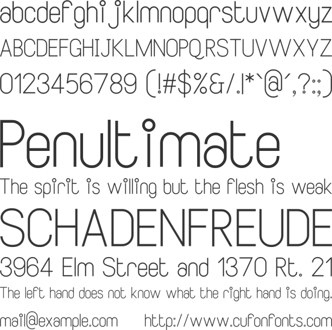 Smiley Sans font preview