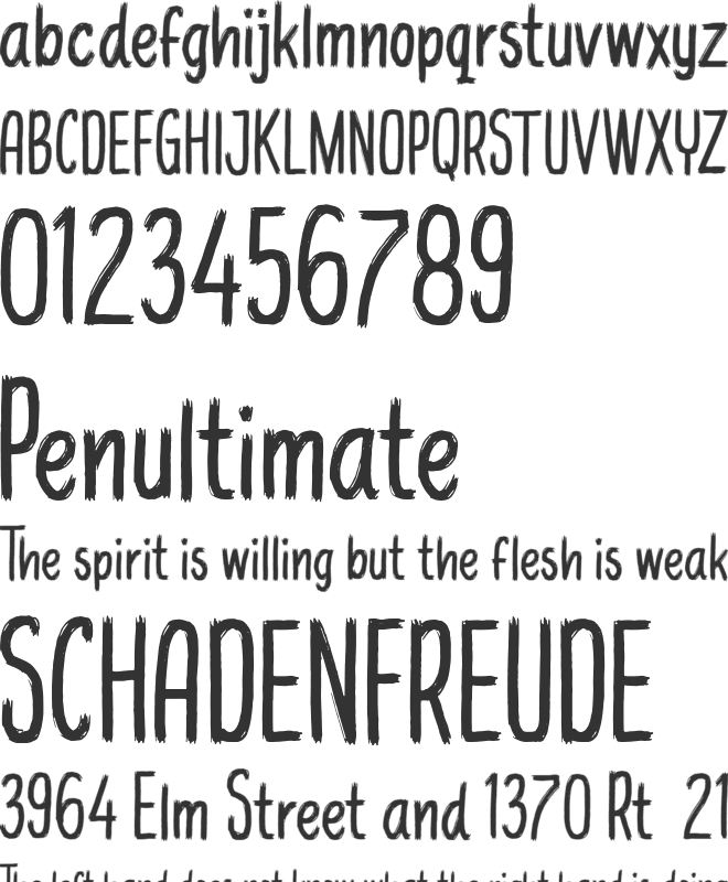 MICHAEL Jackpot font preview