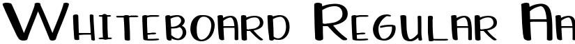 Whiteboard Regular font