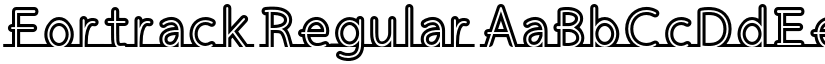 Fortrack Regular font