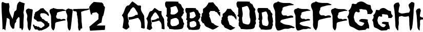 Misfit2 font