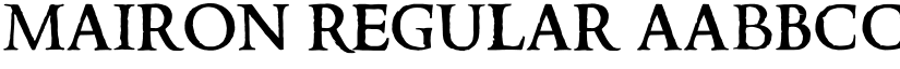 Mairon Regular font