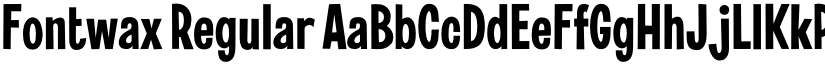 Fontwax Regular font