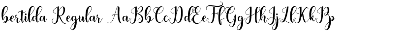 bertilda Regular font