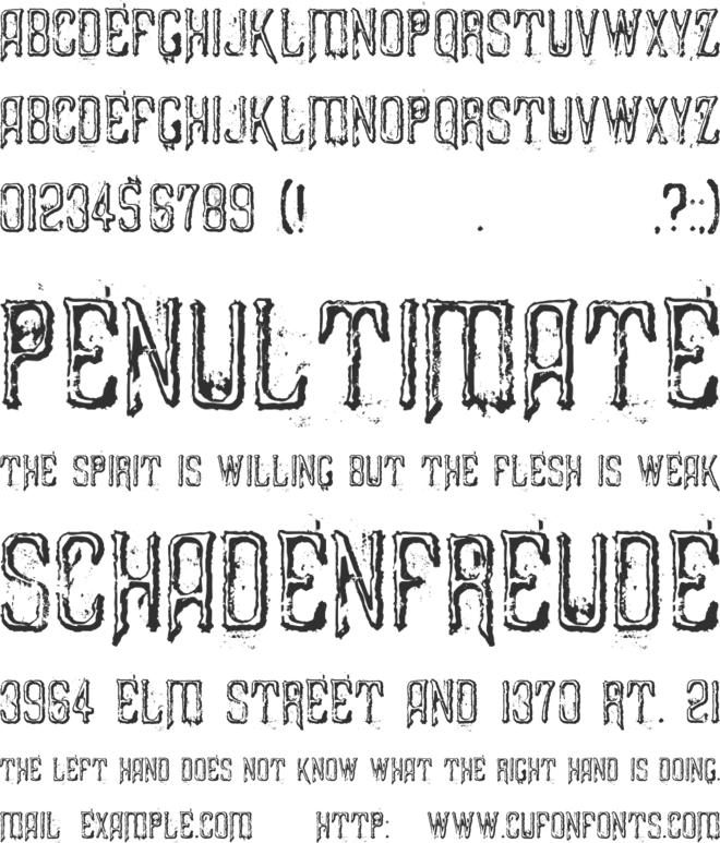 Liszthius-Alkimista font preview