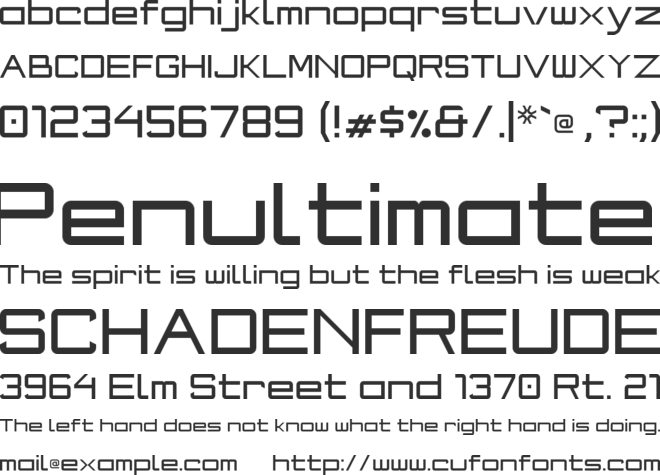 Blackpool Gothic NBP font preview