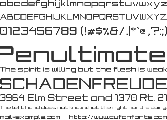 Blackpool Gothic NBP font preview