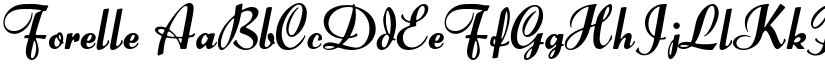 Forelle font