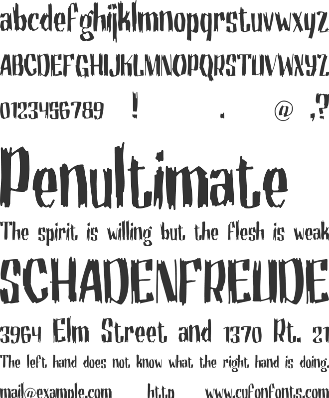 Motorhead Grotesk font preview