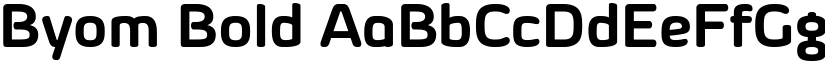 Byom Bold font