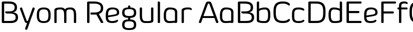 Byom Regular font