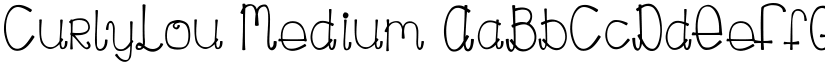 CurlyLou Medium font