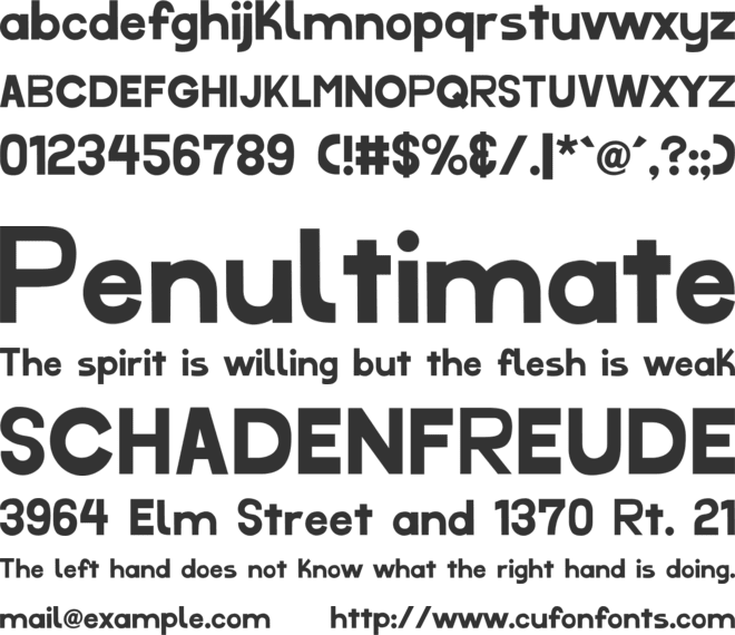 My Pretty Cutie font preview