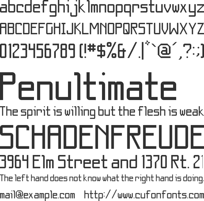 Wensleydale Gothic NBP font preview