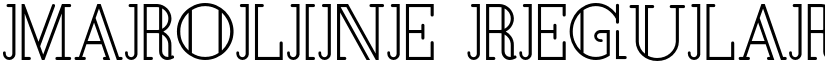 Maroline Regular font