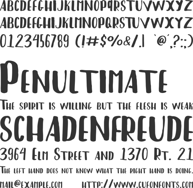 Christ Type Sans font preview