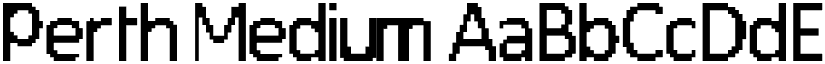 Perth Medium font